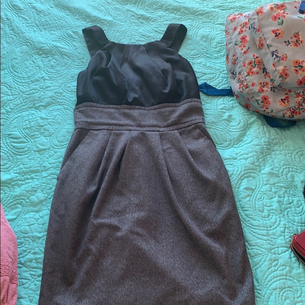 Black and grey dress